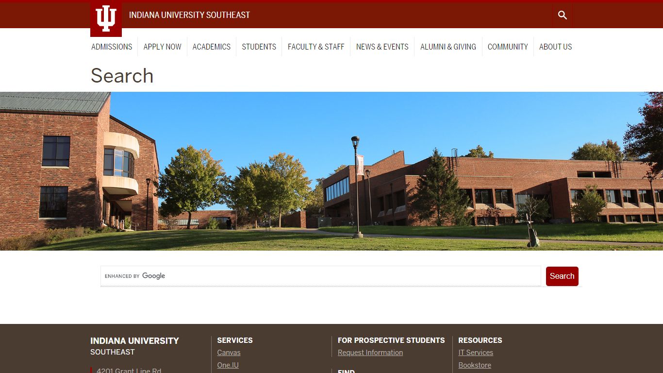 Search : Indiana University Southeast