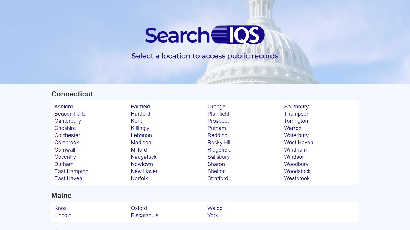 Search Online Records - SearchIQS